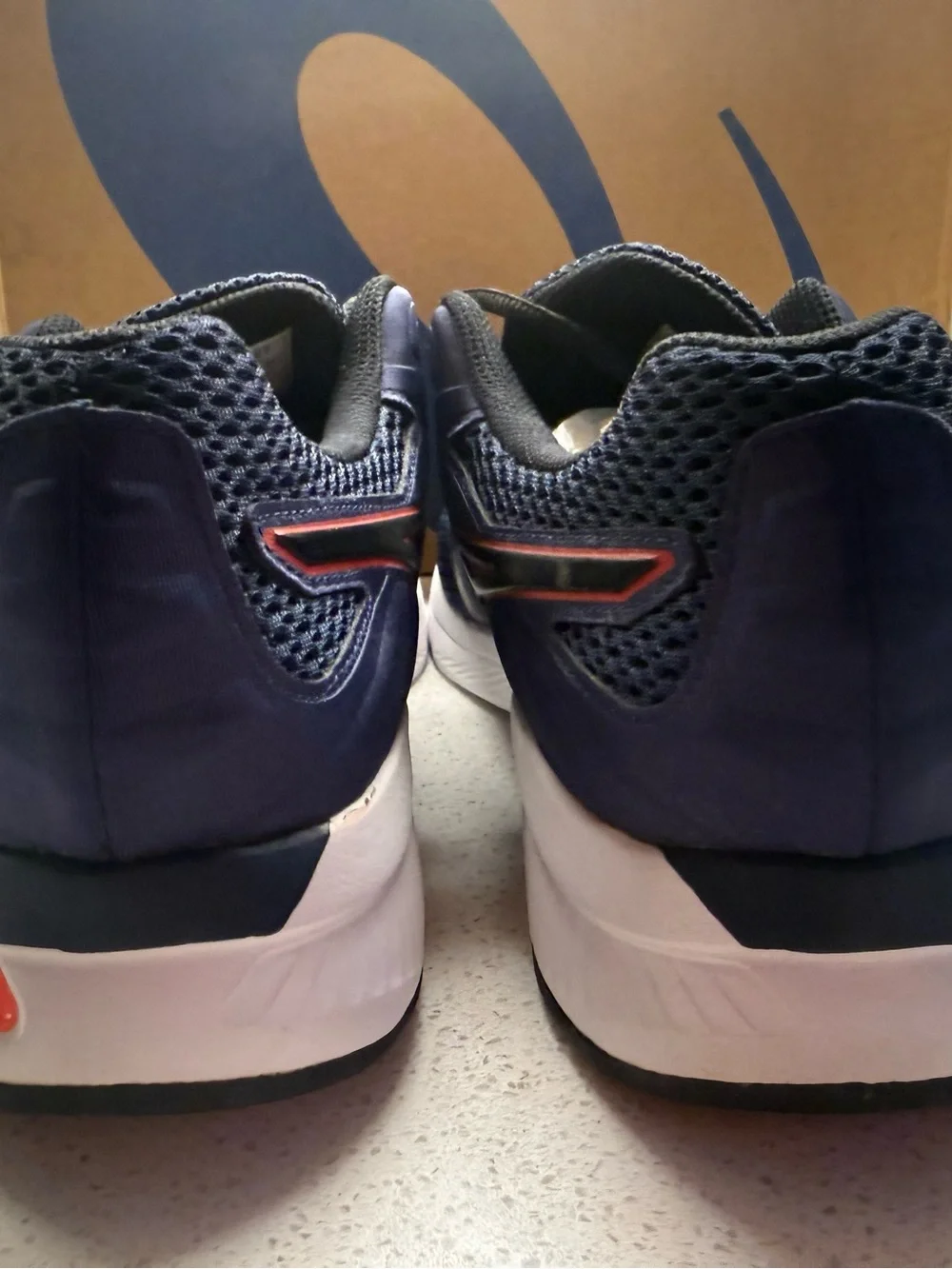 ASICS Men's Navy Blue Running Shoes size 10